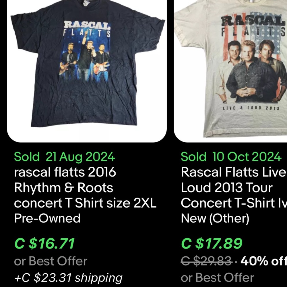Rascal Flatts Rhythm & Roots 2016 Tour / Small - Picture 7 of 7